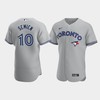 Marcus Semien 10 Toronto Blue Jays Gray Road Jersey - Robokeg