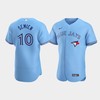 Marcus Semien 10 Toronto Blue Jays Light Blue Alternate Jersey - Robokeg