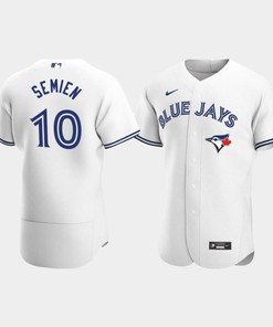 Marcus Semien 10 Toronto Blue Jays White Home Jersey - Robokeg