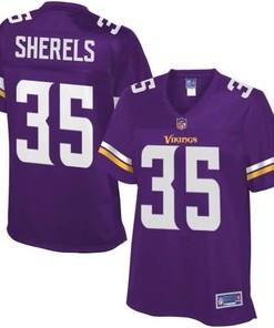 Marcus Sherels Minnesota Vikings Nfl Pro Line Womens Team Color Jersey - Purple - Robokeg