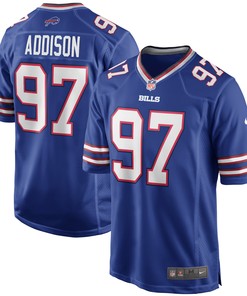 Mario Addison Buffalo Bills Game Player Jersey - Royal Nfl - Robokeg