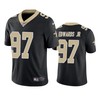 Mario Edwards Jr New Orleans Saints Black Vapor Limited Jersey - Robokeg