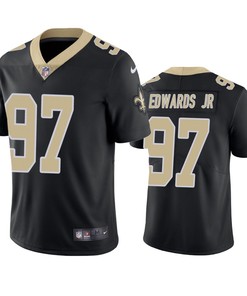 Mario Edwards Jr New Orleans Saints Black Vapor Limited Jersey - Robokeg