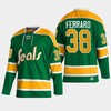 Mario Ferraro 38 San Jose Sharks Green Reverse Retro 2.0 Jersey 2022-23 - Robokeg