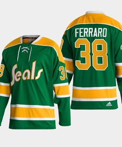 Mario Ferraro 38 San Jose Sharks Green Reverse Retro 2.0 Jersey 2022-23 - Robokeg