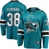 Mario Ferraro San Jose Sharks Fanatics Branded Replica Player Jersey - Teal Nhl - Robokeg