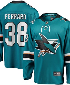 Mario Ferraro San Jose Sharks Fanatics Branded Replica Player Jersey - Teal Nhl - Robokeg