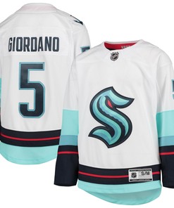 Mark Giordano Seattle Kraken Away Premier Player Jersey - White Nhl - Robokeg