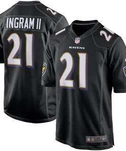 Mark Ingram Baltimore Ravens Nike Game Event Jersey - Black - Robokeg