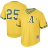 Mark Mcgwire Oakland Athletics Mitchell & Ness Cooperstown Collection Mesh Batting Practice Jersey - Gold Mlb - Robokeg