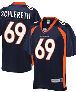 Mark Schlereth Denver Broncos Nfl Pro Line Replica Retired Player Jersey - Navy - Robokeg