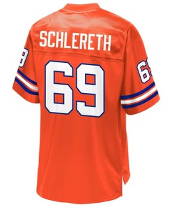 Mark Schlereth Denver Broncos Nfl Pro Line Retired Player Jersey - Orange - Robokeg