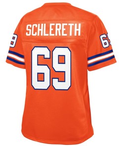 Mark Schlereth Denver Broncos Nfl Pro Line Womens Retired Player Jersey - Orange - Robokeg