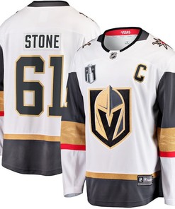 Mark Stone 61 Vegas Golden Knights 2023 Stanley Cup Final Away Breakaway Player Jersey - White - Robokeg