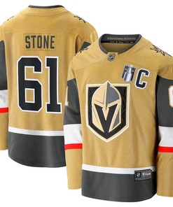 Mark Stone 61 Vegas Golden Knights 2023 Stanley Cup Final Home Breakaway Player Jersey - Gold - Robokeg