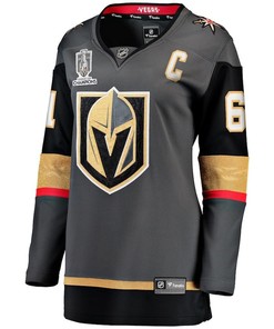 Mark Stone 61 Vegas Golden Knights Women's 2023 Stanley Cup Champions Alternate Breakaway Jersey - Black - Robokeg
