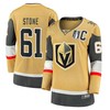 Mark Stone 61 Vegas Golden Knights Women's 2023 Stanley Cup Final Home Breakaway Player Jersey - Gold - Robokeg