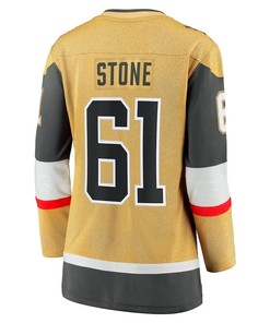Mark Stone 61 Vegas Golden Knights Women's 2023 Stanley Cup Final Home Breakaway Player Jersey - Gold - Robokeg