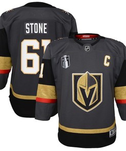Mark Stone 61 Vegas Golden Knights Youth 2023 Stanley Cup Final Alternate Jersey - Black - Robokeg