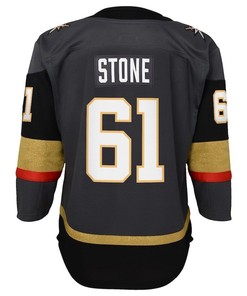 Mark Stone 61 Vegas Golden Knights Youth 2023 Stanley Cup Final Alternate Jersey - Black - Robokeg