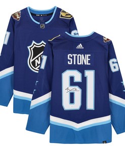 Mark Stone Vegas Golden Knights Autographed 2022 Nhl All-star Game Jersey - Blue - Robokeg