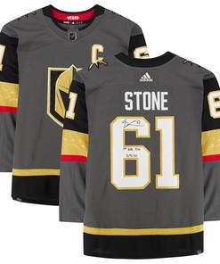 Mark Stone Vegas Golden Knights Autographed Jersey With 1st Nhl Asg 2/5/22 Inscription - Gray - Robokeg