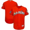 Marlins Mlb 2018 Spring Brandedition Personalized Orange Jersey - Robokeg
