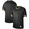 Marlins Mlb Gold Brandedition Black Personalized Jersey - Robokeg