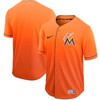 Marlins Orange Mlb Drift Brandedition Personalized Jersey - Robokeg