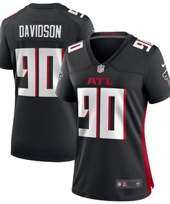 Marlon Davidson Atlanta Falcons Womens Game Jersey - Black Nfl - Robokeg