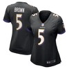 Marquise Brown Baltimore Ravens Womens Game Jersey - Black Nfl - Robokeg