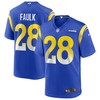 Marshall Faulk Los Angeles Rams Game Retired Player Jersey - Royal Nfl - Robokeg
