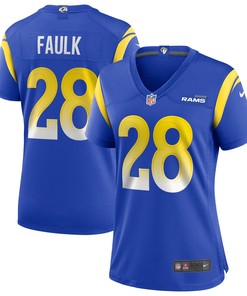 Marshall Faulk Los Angeles Rams Womens Game Retired Player Jersey - Royal Nfl - Robokeg