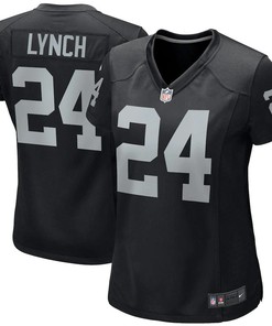 Marshawn Lynch Las Vegas Raiders Nike Womens Game Jersey - Black - Robokeg