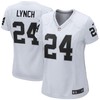 Marshawn Lynch Las Vegas Raiders Nike Womens Game Jersey - White - Robokeg