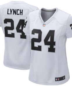 Marshawn Lynch Las Vegas Raiders Nike Womens Game Jersey - White - Robokeg