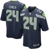 Marshawn Lynch Seattle Seahawks Nike Game Jersey - College Navy - Robokeg