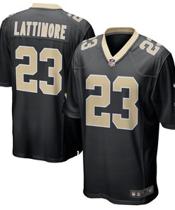 Marshon Lattimore New Orleans Saints Game Player Jersey - Black Nfl - Robokeg