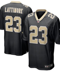 Marshon Lattimore New Orleans Saints Nike Game Jersey - Black - Robokeg