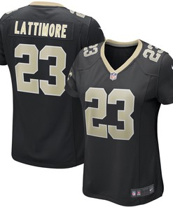 Marshon Lattimore New Orleans Saints Womens Game Jersey - Black Nfl - Robokeg