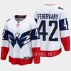 Martin Fehervary 42 Washington Capitals 2023 Jersey Stadium White Primegreen - Robokeg