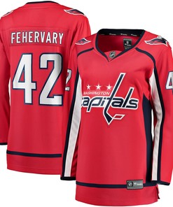 Martin Fehervary Washington Capitals Fanatics Branded Womens Home Breakaway Player Jersey - Red Nhl - Robokeg