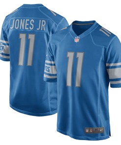 Marvin Jones Jr Detroit Lions Nike 2017 Game Jersey - Blue - Robokeg