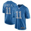 Marvin Jones Jr Detroit Lions Nike Throwback Game Jersey - Blue - Robokeg