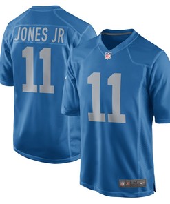 Marvin Jones Jr Detroit Lions Nike Throwback Game Jersey - Blue - Robokeg