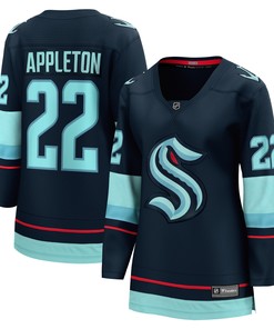 Mason Appleton Seattle Kraken Fanatics Branded Womens Home Breakaway Player Jersey - Deep Sea Blue Nhl - Robokeg