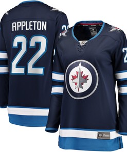 Mason Appleton Winnipeg Jets Fanatics Branded Womens Home Breakaway Jersey - Navy Nhl - Robokeg