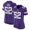 Mason Cole Minnesota Vikings Womens Game Jersey - Purple Nfl - Robokeg