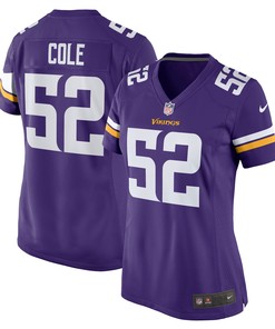 Mason Cole Minnesota Vikings Womens Game Jersey - Purple Nfl - Robokeg