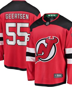 Mason Geertsen New Jersey Devils Fanatics Branded Home Breakaway Player Jersey - Red Nhl - Robokeg
